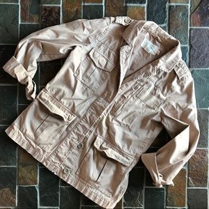 J. Crew Classic Twill Chino military jacket